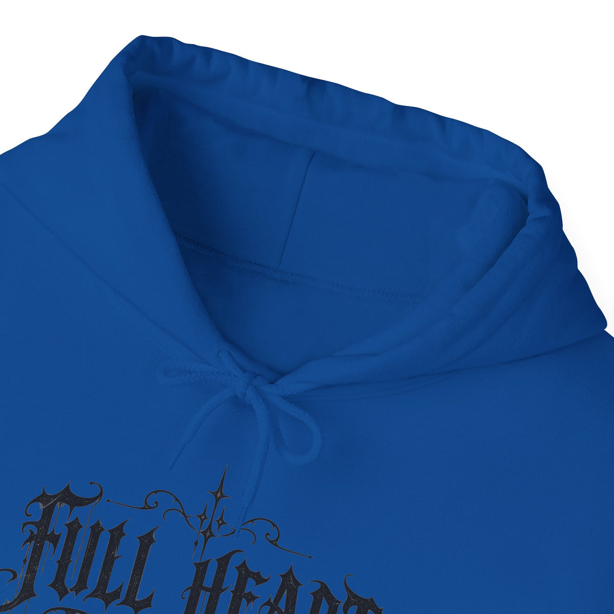 Dark Soul 'Full Heart' Hoodie — Gothic Script Graphic Sweatshirt