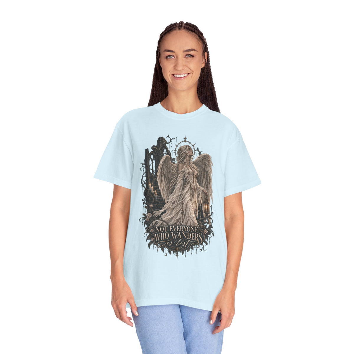 Angel Guardian T-Shirt — “Not Everyone Who Wanders”