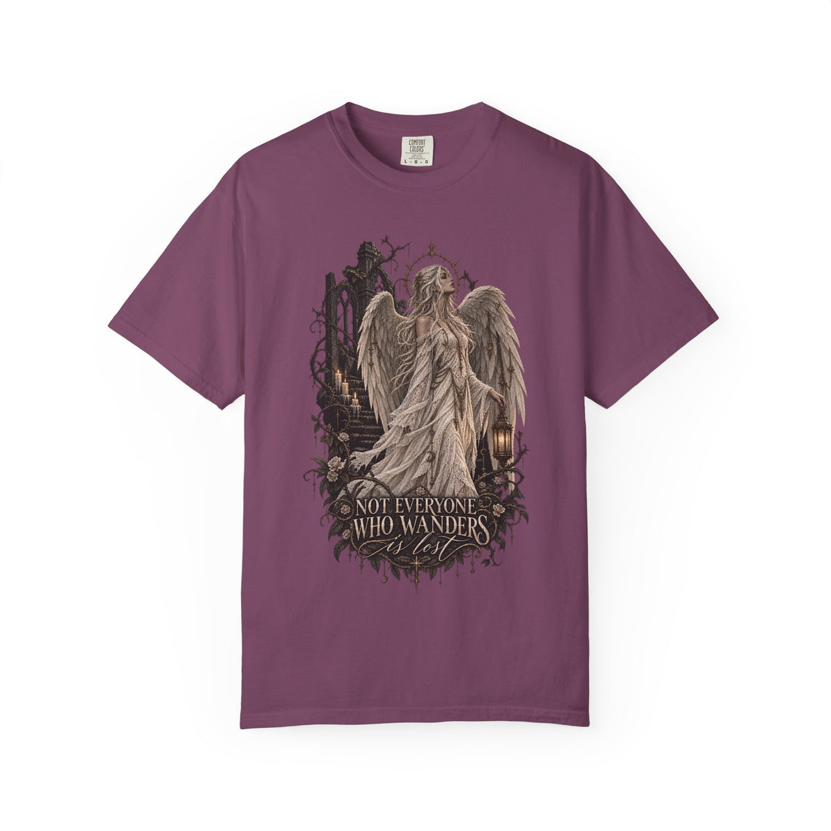 Angel Guardian T-Shirt — “Not Everyone Who Wanders”
