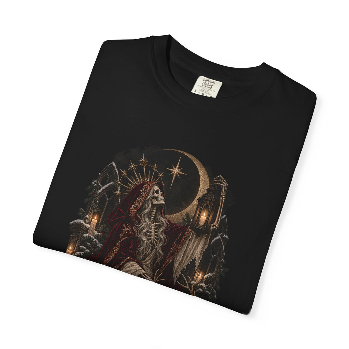 Gothic Nativity T-Shirt — Vintage Holy Family Christmas Art