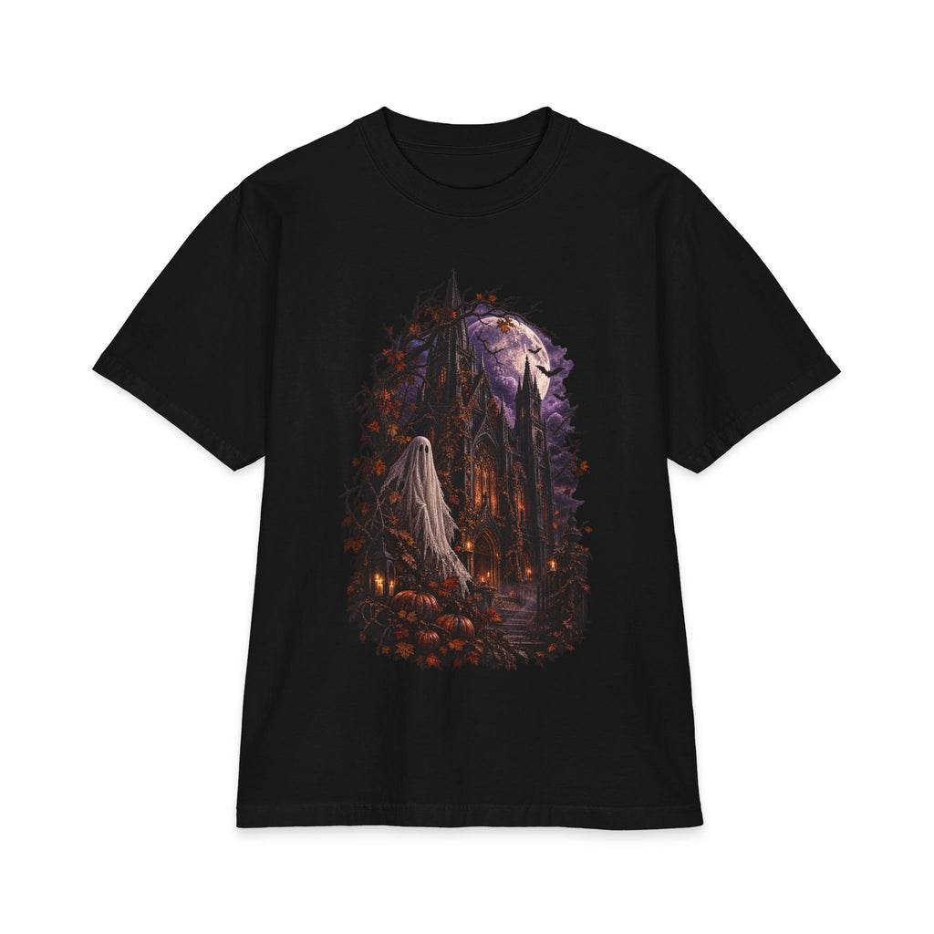 Halloween Ghost T-Shirt — Spooky Pumpkin Forest Moonlight Tee