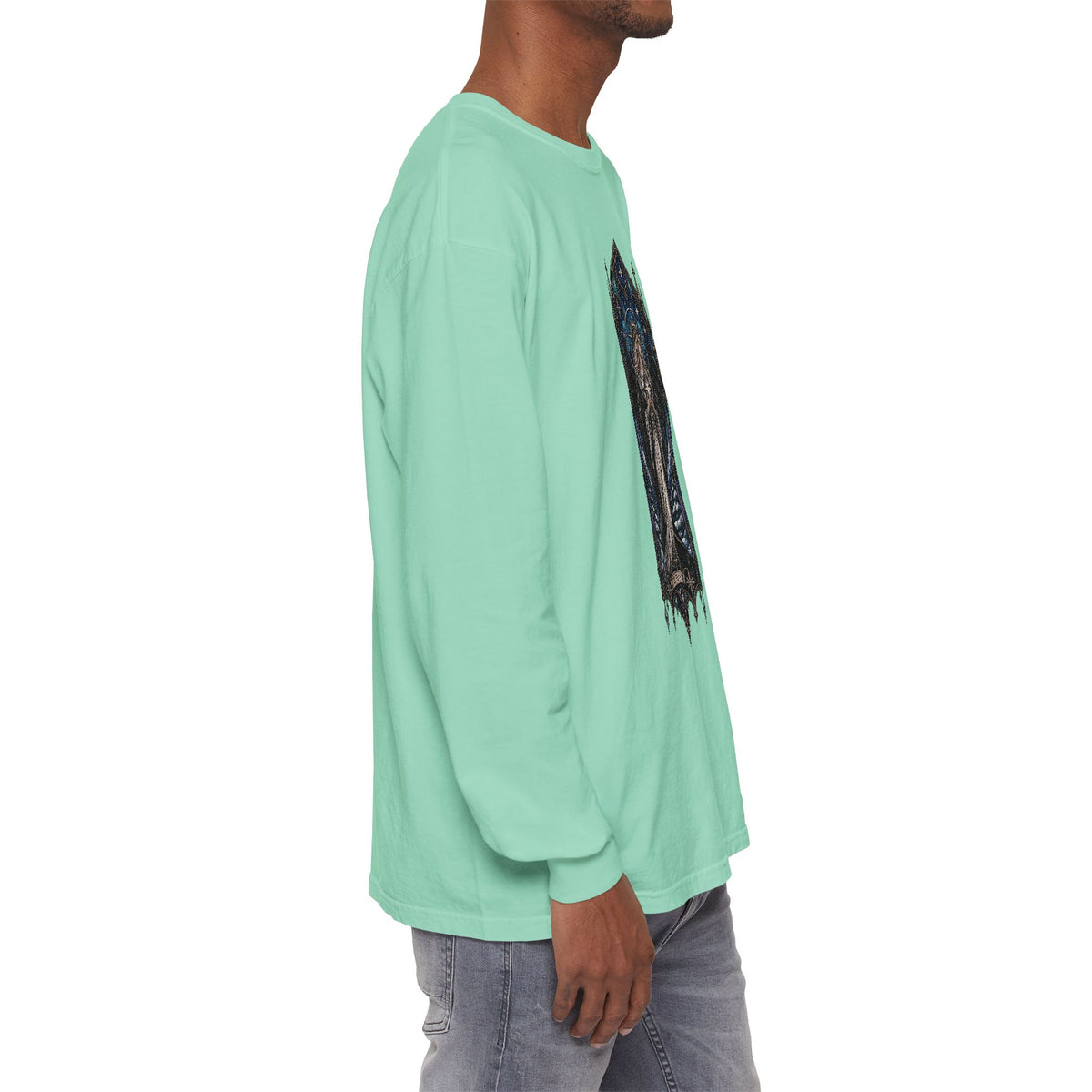 Stained Glass Angel Long Sleeve Tee