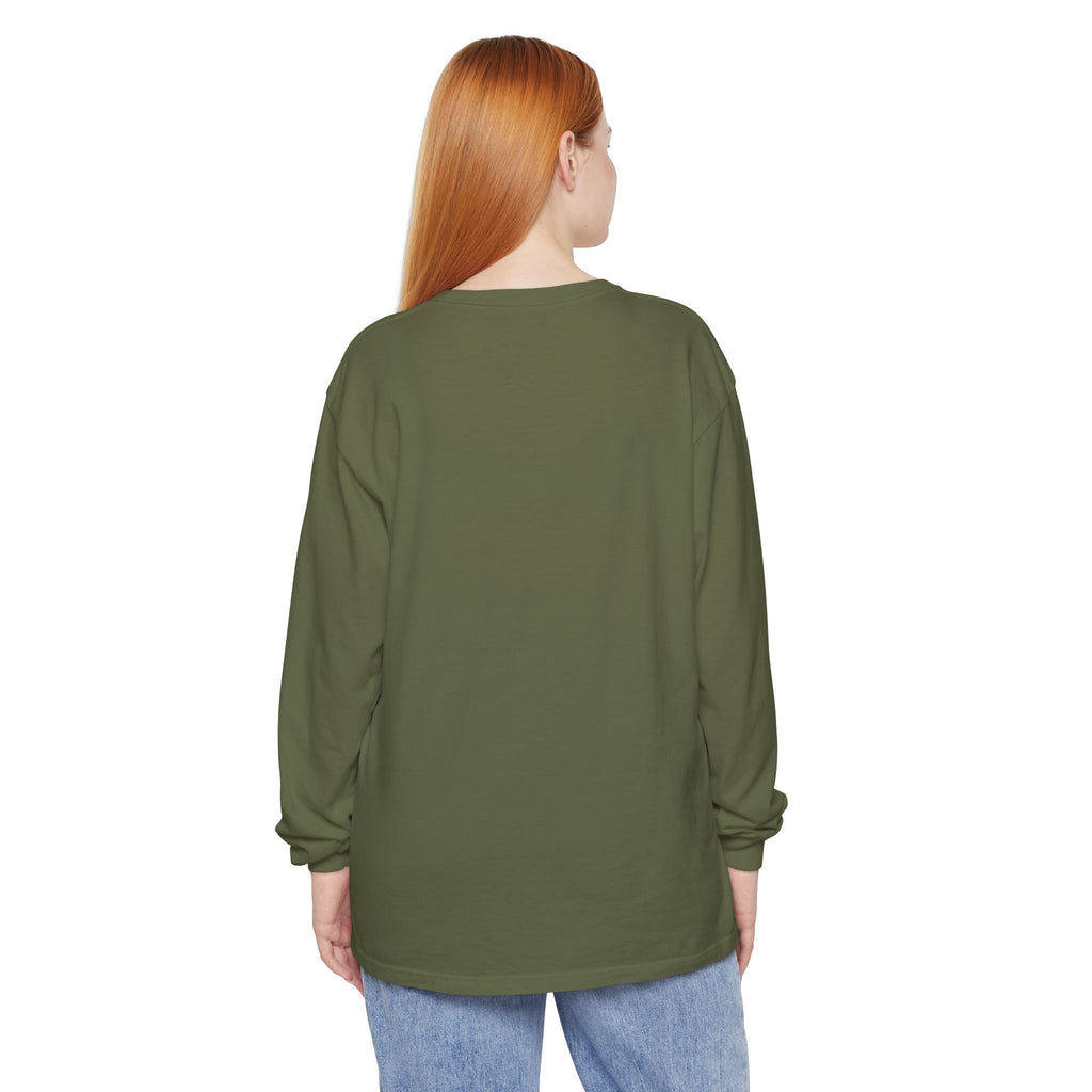 Merry & Bright Long Sleeve Tee — Vintage Holiday Christmas Shirt