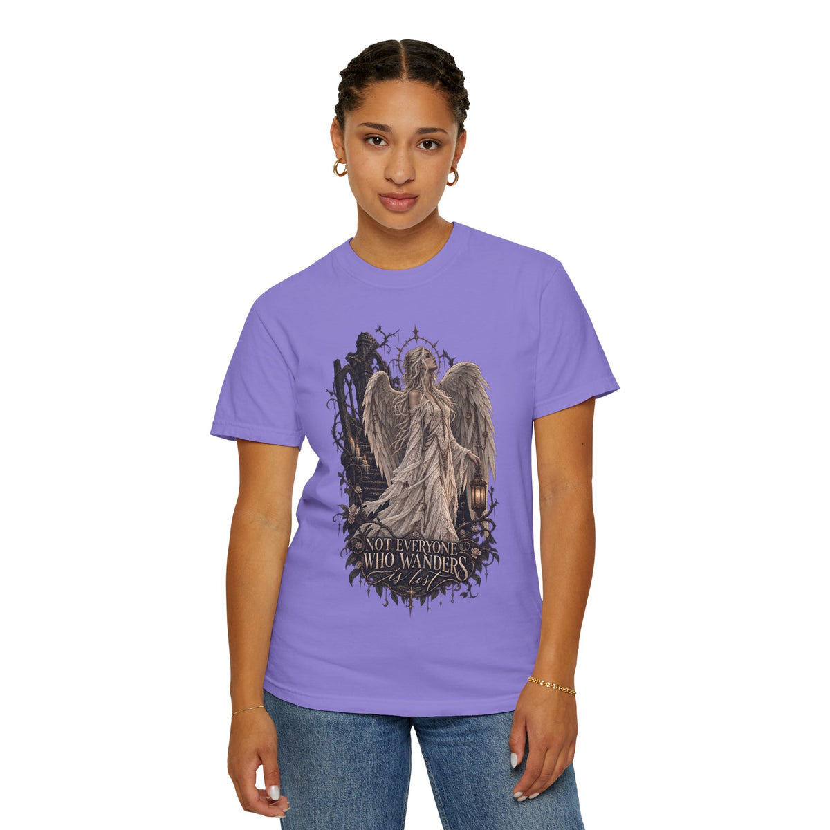 Angel Guardian T-Shirt — “Not Everyone Who Wanders”