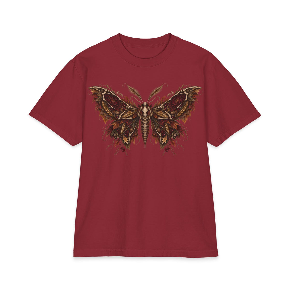The Feast Moth T-Shirt — Gothic Thanksgiving Graphic Tee