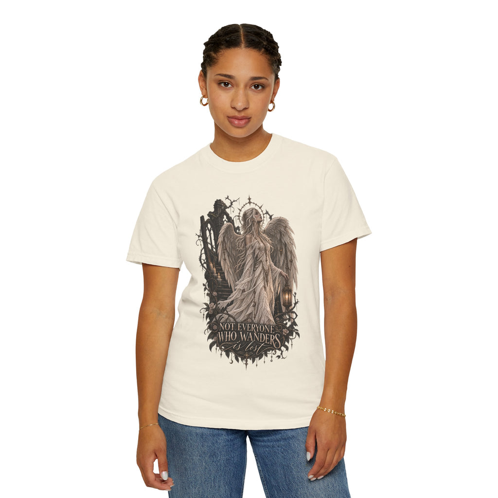 Angel Guardian T-Shirt — “Not Everyone Who Wanders”
