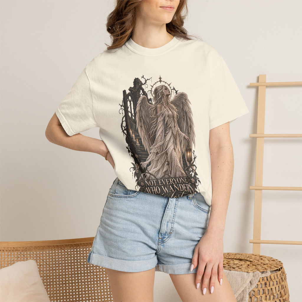 Angel Guardian T-Shirt — “Not Everyone Who Wanders”
