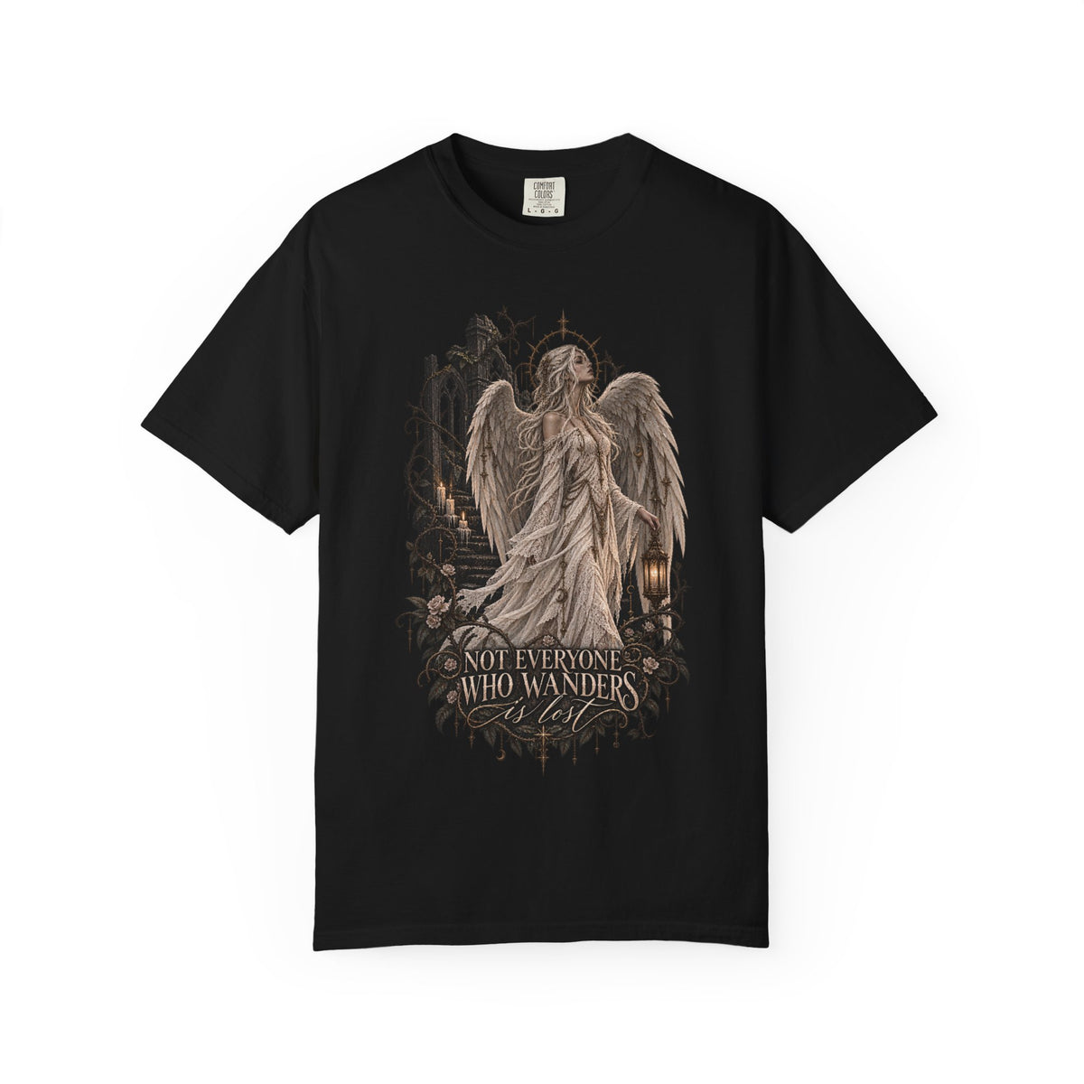 Angel Guardian T-Shirt — “Not Everyone Who Wanders”