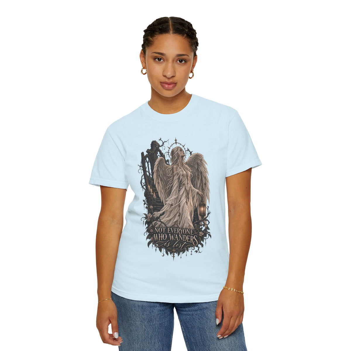 Angel Guardian T-Shirt — “Not Everyone Who Wanders”
